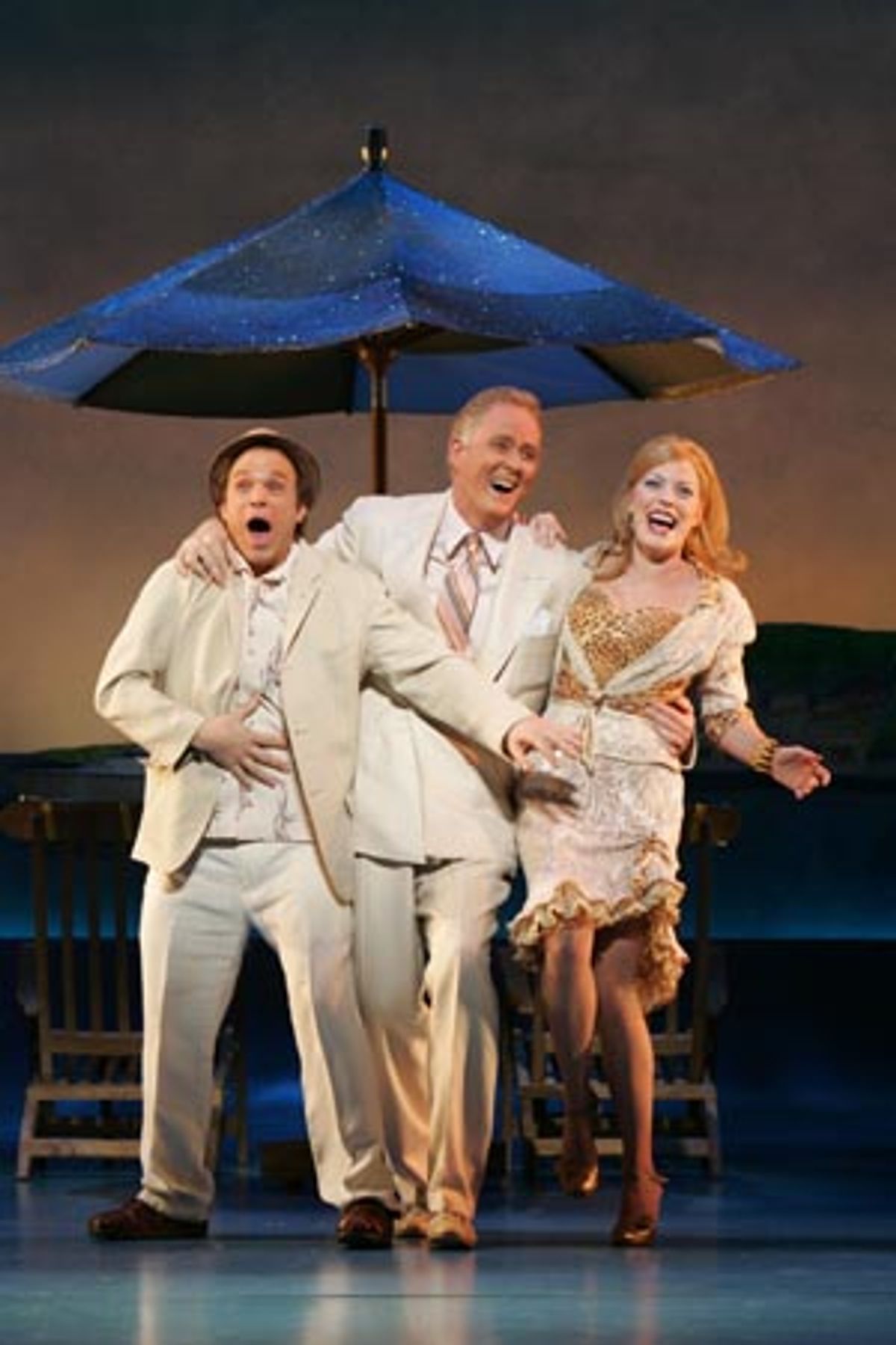 Norbert Leo Butz, John Lithgow and Sherie Rene Scott at 